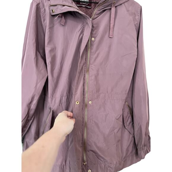 Cavalini Los Angeles Outerwear Lavender Lightweight Full Zip Jacket Size 2X - Picture 3 of 7